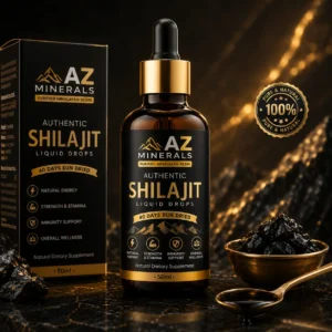 Shilajit Liquid Drops 50ml | Purified Himalayan Resin
